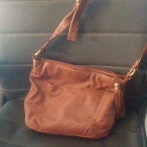 Stylish Brown Leather Shoulder Bag